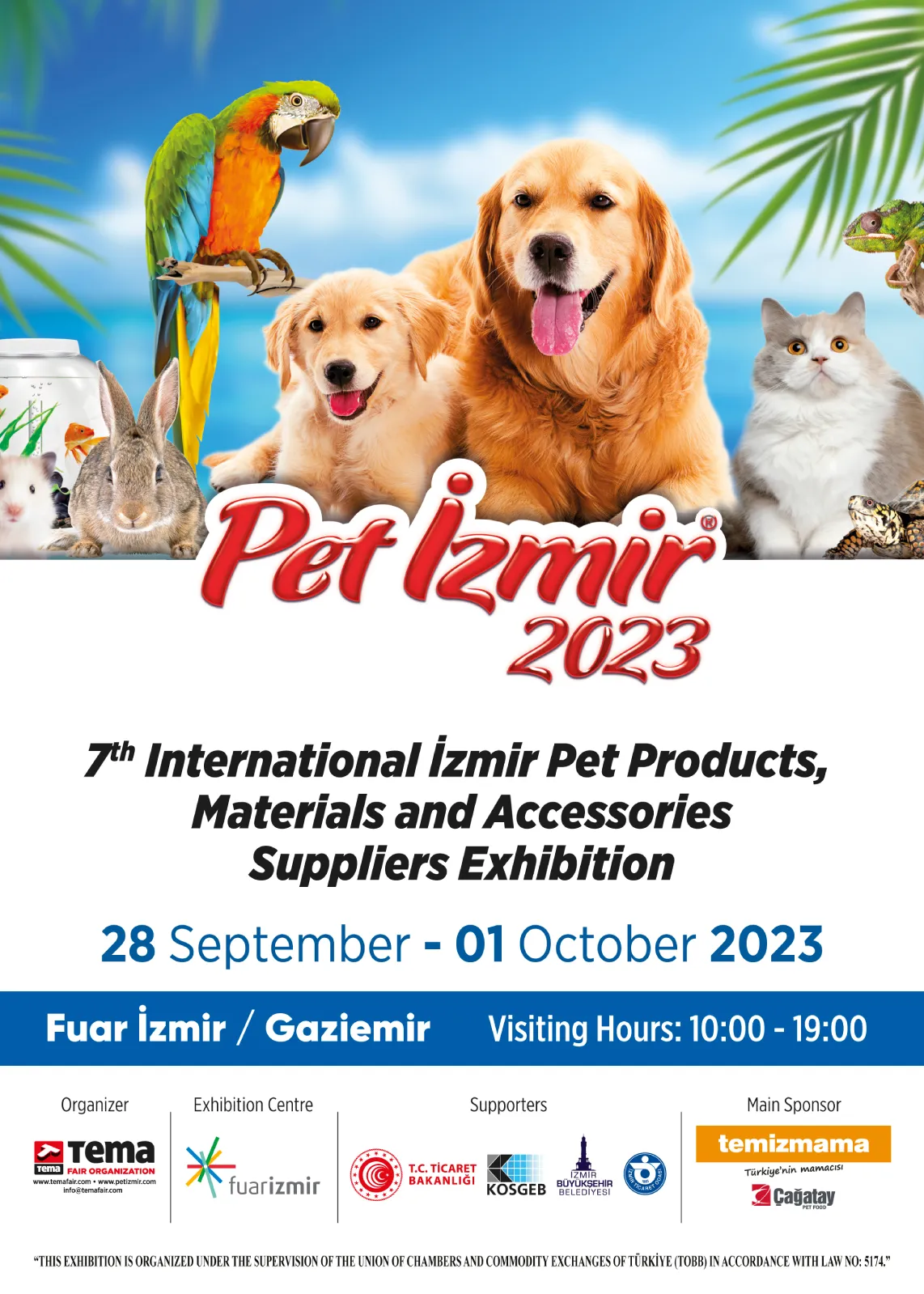 Pet İzmir Exhibition 28 September 01 October 2023